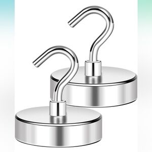 4 Strong Magnet Hooks for Hanging Heavy Duty